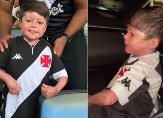 VÍDEO: Pequeno Gui, xodó da torcida cruzmaltina, vai às lágrimas após Vasco sofrer goleada histórica do Flamengo