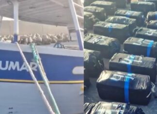 Operação internacional apreende barco brasileiro com 1,6 tonelada de cocaína