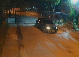 Vídeo! Homem é preso por usar carro do próprio pai para furtar empresa