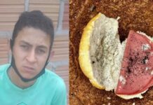 Jovem de 22 anos morre após comer pão com mortadela envenenado pelo ex-padrasto
