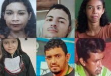 PC-AM solicita divulgação das imagens de seis pessoas que desapareceram em Manaus