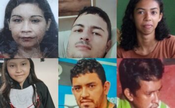 PC-AM solicita divulgação das imagens de seis pessoas que desapareceram em Manaus