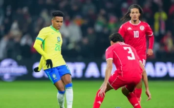 Brasil perde pênalti e só empata com a Tunísia no último jogo do ano