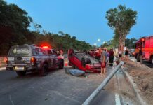 VÍDEO: Suposto racha na Avenida do Turismo termina em tragédia e deixa duas pessoas mortas