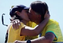 Michelle Bolsonaro posta imagem ao lado de Jair após prisão e escreve “meu galego”