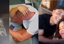 Marido é preso suspeito de jogar a esposa do 10º andar; vídeo mostra agressão