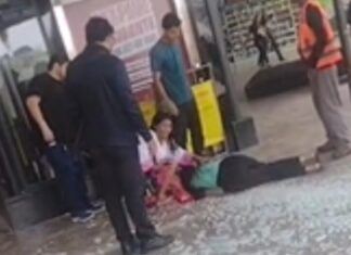 Veículo perde controle, atinge parede de vidro e fere cliente em shopping de Manaus