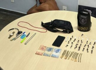 Homem é preso por tráfico de drogas no Centro de Manaus