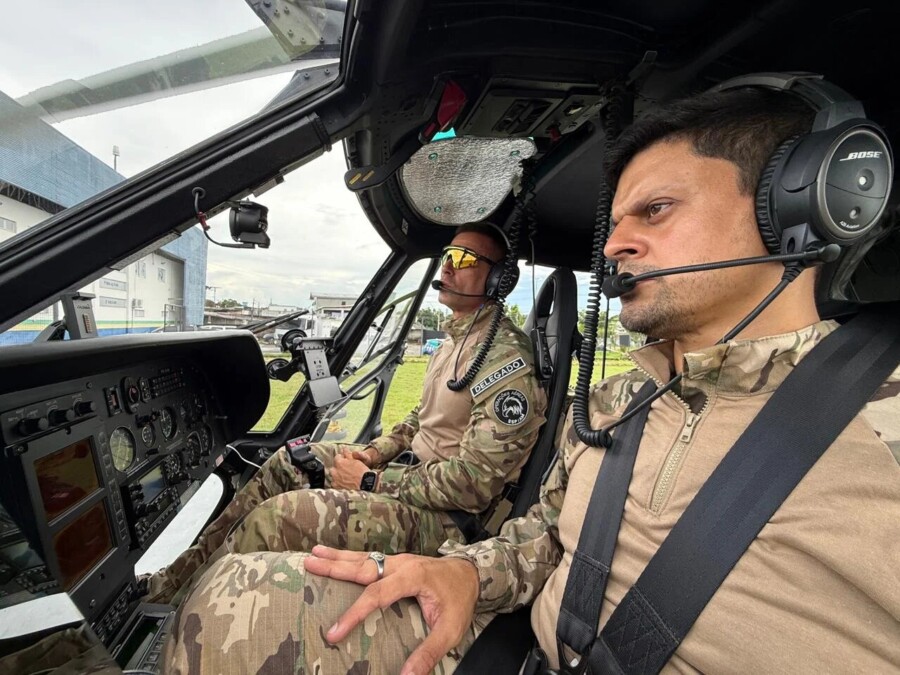 Major da Polícia Militar do Amazonas é qualificado para operar aeronave monomotor pelo Dioa/SSP-AM