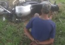 Homem é preso com moto roubada ao tentar descartar drogas na Zona Oeste de Manaus