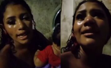 VÍDEO: Mulher chora e afirma ter sido expulsa de casa pela própria mãe com bebê no colo