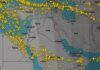 Fechamento do espaço aéreo iraniano aumenta congestionamento e custos na aviação internacional