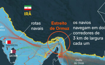 Tensão no Oriente Médio: Irã bloqueia passagem estratégica de petróleo e ameaça navios no Estreito de Ormuz