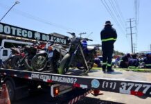 Pilotos sem habilitação e motos irregulares são flagrados em ação do trânsito em Manaus