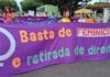 Mulheres ocupam o Centro de Manaus em protesto contra feminicídio e violência de gênero