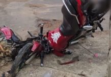 Acidente com moto conduzida por jovem bêbado e lotada deixa cinco feridos no Amazonas