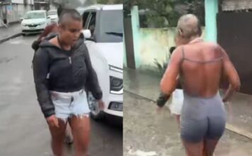 VÍDEO: Acusadas de extorsão, tribunal do tráfico condena duas jovens e usa punição como ‘recado’ aos moradores