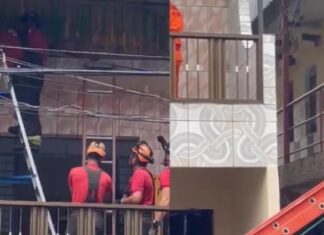 Instalação de bandeirinhas termina com homem eletrocutado na Zona Sul de Manaus
