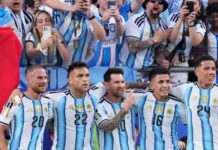 Messi vira maior artilheiro das copas e Argentina estreia com vitória