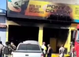 Princípio de incêndio atinge loja e mobiliza bombeiros na Zona Norte de Manaus