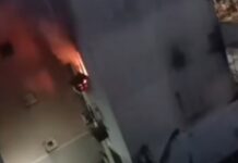 Apartamento pega fogo após suspeita de vazamento em botijão de gás na zona norte de Manaus