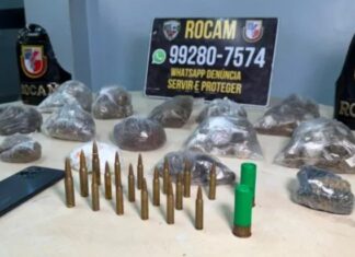 Rocam prende suspeito que tentou se passar por cliente para escapar de abordagem em Manaus