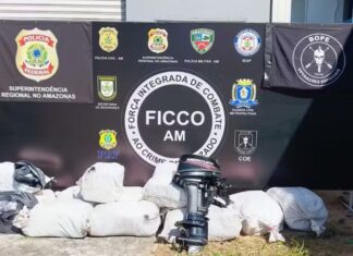 Operação no Rio Negro apreende meia tonelada de drogas e prende cinco suspeitos no Amazonas