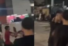 Vídeo mostra briga generalizada entre jovens na saída de estabelecimento no Parque 10 em Manaus