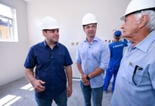 Roberto Cidade vistoria obras de revitalização do SPA Eliameme Rodrigues Mady e do Hospital Tropical