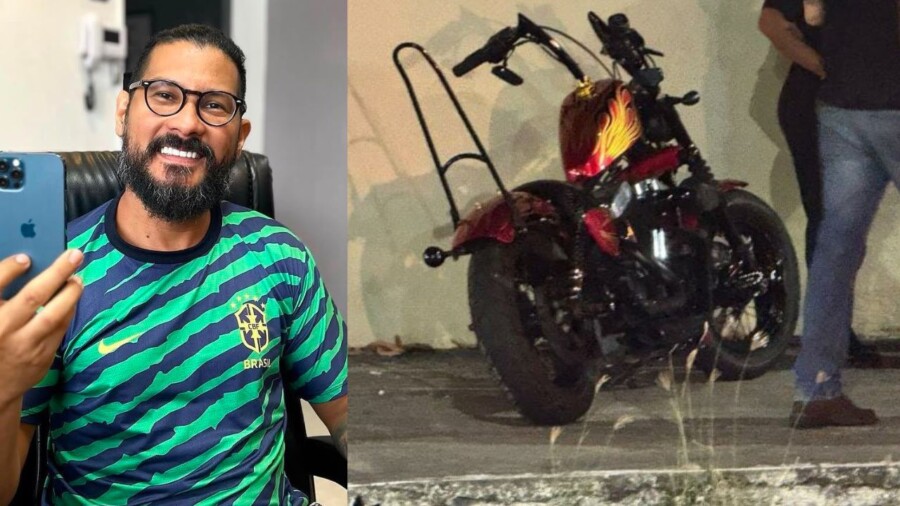 Motociclista perde controle de morto, b4te contra muro de escola e m0rr3 em Manaus