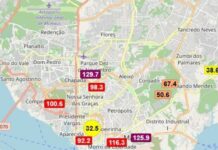 Manaus amanhece coberta por fumaça e céu esbranquiçado nesta quinta-feira