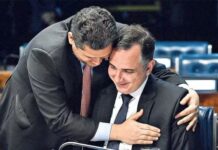 Alcolumbre indica Rodrigo Pacheco para vaga de ministro do Tribunal de Contas da União