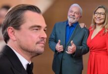 Leonardo DiCaprio chega ao Planalto para encontro com Lula e Janja