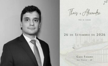 Filho de Moraes se casa em espaço de luxo no fim de setembro em SP