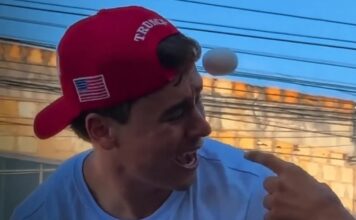 Nikolas Ferreira é atingido por ovos durante ato de campanha