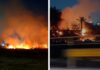 Incêndio se espalha por área de mata perto do Hospital Delphina Aziz