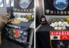 Haxixe é descoberto dentro de latas de atum após ação de cão policial em barco no AM