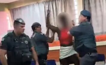 Mulher é presa após confusão ao se recusar a deixar sessão eleitoral