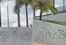 Igreja evangélica denuncia pichações com ofensas à fé cristã após vitória de Lula
