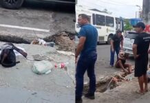 Suspeita de esfaquear adolescente é detida após ataque na avenida Constantino Nery, na zona Centro-Sul de Manaus