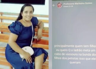 Professora contratada pela prefeitura é afastada após mensagens contra filhos de petistas