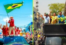 Lula faz comício em Natal e Flávio participa de moto-carreata no Rio