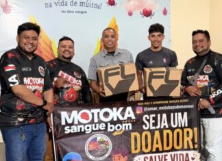 Campanha do Motoka Sangue Bom reúne motociclistas e garante 105 bolsas de sangue no AM