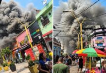 “Frango soltou banha”, afirma dono do El Shaday após incêndio atingir nove comércios no Centro de Manaus